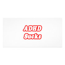 ADHD Sucks Photo Greeting Card