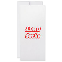 ADHD Sucks rack cards