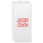 ADHD Sucks Rack Card