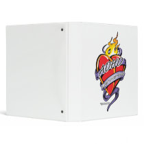 ADHD Tattoo Heart binders by fightcancertees ADHD Tattoo Heart binders