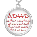 ADHD Think More Necklace