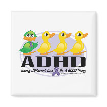 ADHD Ugly Duckling Magnet