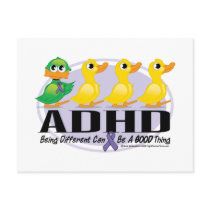 ADHD Ugly Duckling Postcards