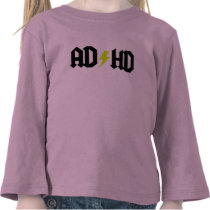 ADHD Yellow Bolt Tee Shirt