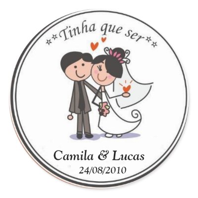 Adhesive for latinhas mint you the BE Stickers by conviteelembrancinha