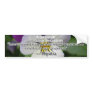 Adhesive p Reserve cars its right to be thought Bumper Sticker