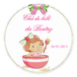 Adhesive Personalized for Latinhas Tea of Baby Stickers