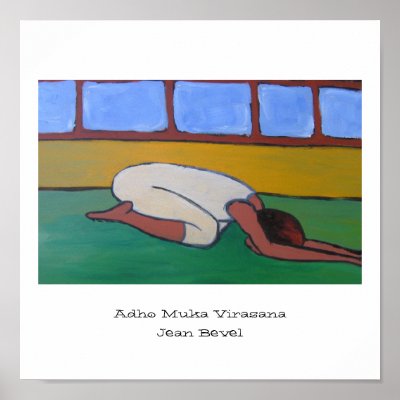 Adho Muka Virasana Poster by jtreegirl