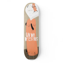 adieu by Vanessa Carosia Custom Skate Board