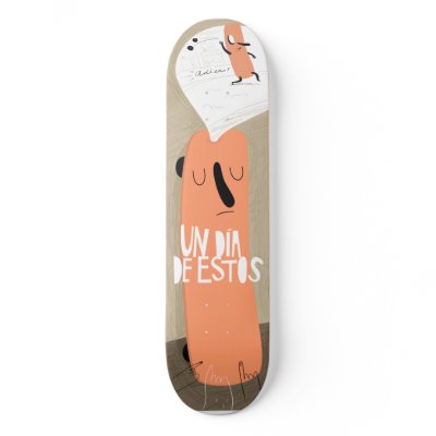 adieu by Vanessa Carosia Custom Skate Board by apmunoz