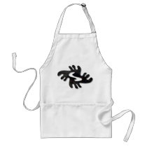 Adinkra-peace-shiny black aprons by arthistory Adinkra-peace-shiny black aprons