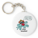 Adios Amoebas Keychain