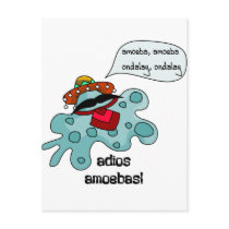 Adios Amoebas postcards by SuperBug Adios Amoebas postcards