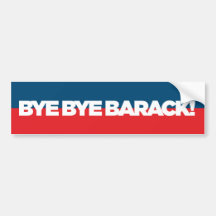 ¡ADIÓS BARACK! ETIQUETA DE PARACHOQUE