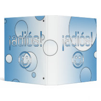 ¡Adiós! Guatemala Flag Colors Pop Art Binders
