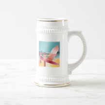 Adirondack Beach Chair Relaxing Coffee Mugs
