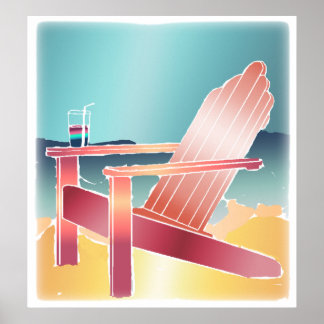 Adirondack Chair Posters | Zazzle