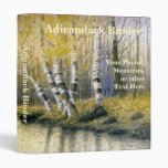 Adirondack Birch Trees with Yellow Leaves Vinyl Binders