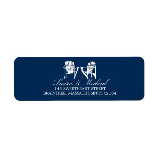 Adirondack Chairs | Return Address Custom Return Address Label