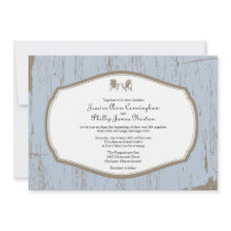 Adirondack Chairs Rustic Wedding Invites
