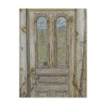 Adirondack Door and Reflected Sky Post Card