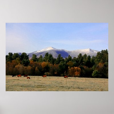 Adirondack farm poster by heathenos