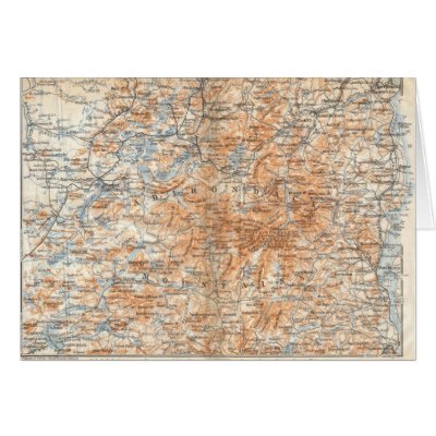 Adirondack Map Card by ZephyrusBooks