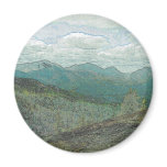 Adirondack Mountain Peaks Panorama Fridge Magnets
