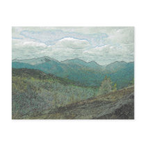 Adirondack Mountain Peaks Panorama Post Card
