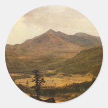 Adirondacks by Asher Brown Durand Round Sticker
