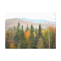 Adirondacks High Peaks Mountains Autumn Gallery Wrap Canvas