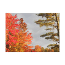 Adirondacks High Peaks Mountains Autumn Canvas Prints