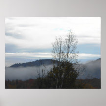 Adirondacks High Peaks Mountains Autumn Poster
