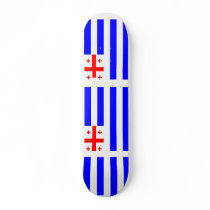 Adjara, Georgia flag Custom Skateboard