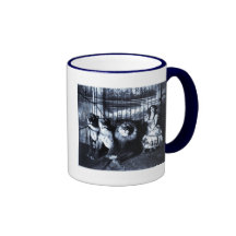 Adjie and the Lions 1899 Coffee Mugs