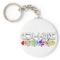 Adjust Your Perspective Key Chain