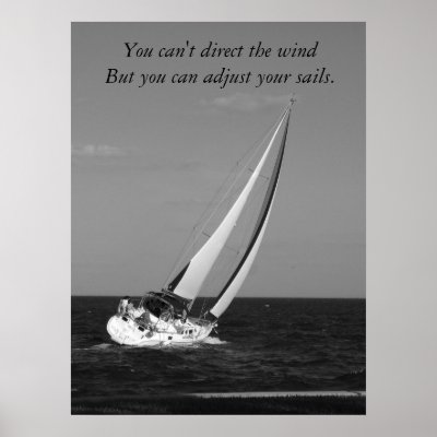 Adjust Your Sails - Poster by Nieborgs