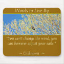 ADJUST YOUR SAILS - Spring Redwing mousepads