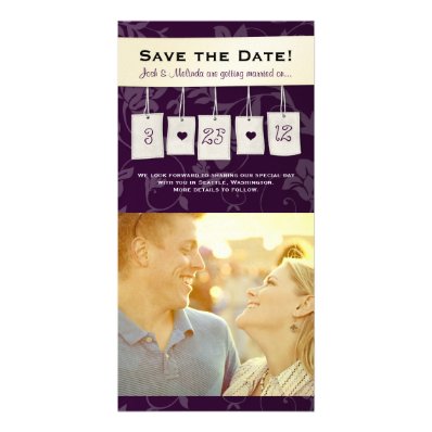 Adjustable Color: DIY Save the Date Photo Cards