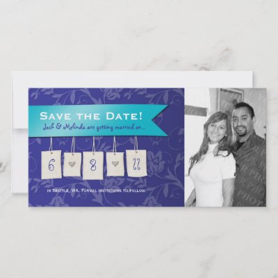 Adjustable Color: DIY Save the Date Photo Cards photo cards
