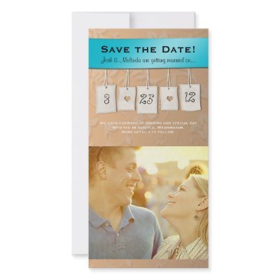 Adjustable Color: DIY Save the Date Photo Cards