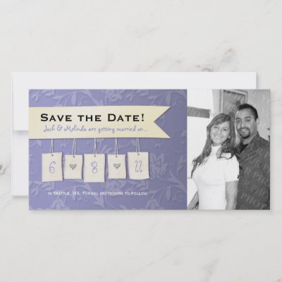 Adjustable Color: DIY Save the Date Photo Cards photo cards