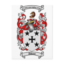 Adkins Coat of Arms / Adkins Family Crest postcards
