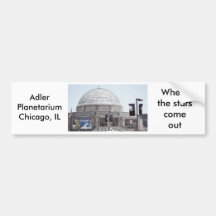 Adler Planetarium - Chicago, IL Bumper Stickers