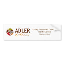 Adler School Bumper Sticker 4 bumper stickers