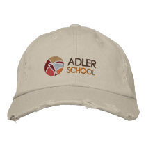 Adler School Embroidered Hat 3 embroidered hats by Adler_School Adler School Embroidered Hat 3 embroidered hats