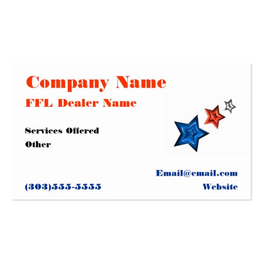 Admendment 2 ffl Dealer Business card (back side)