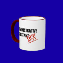 Admin Assist Off Duty mugs