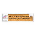 Admin haz constitut Y bumper stickers by For_the_People Admin haz constitut Y bumper stickers