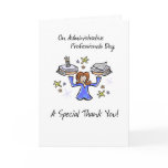 Admin Pro Day Balancing Greeting Card